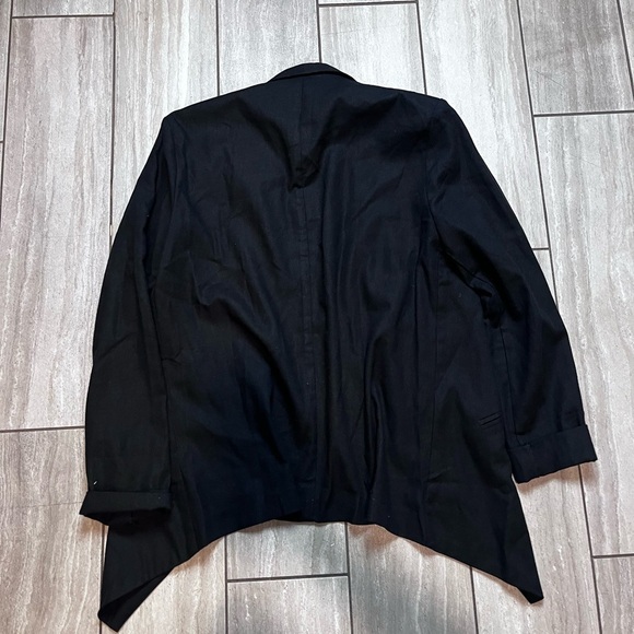 Lulus Miss Punctuality Black Lightweight Blazer Size Medium - Picture 6 of 6